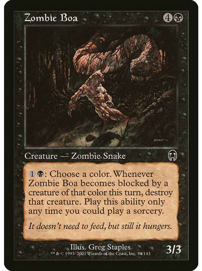 Zombie Boa