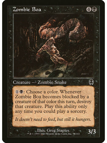 Zombie Boa