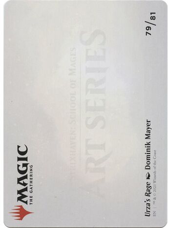 Urza's Rage // Urza's Rage (Art Series)