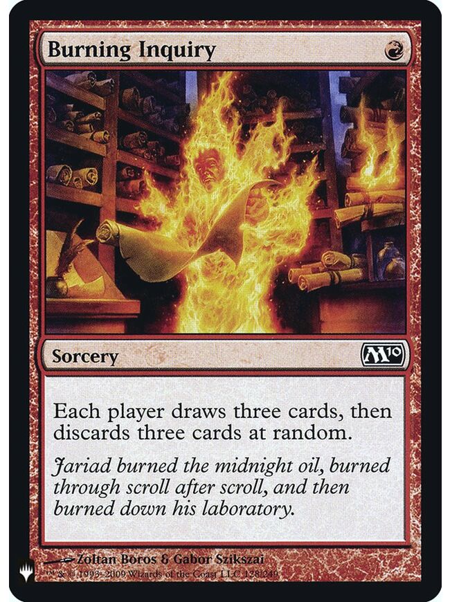 Burning Inquiry