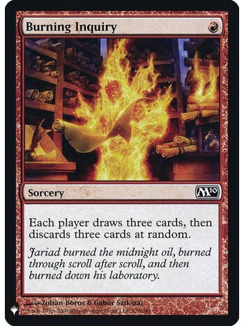 Burning Inquiry