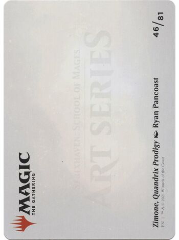 Zimone, Quandrix Prodigy // Zimone, Quandrix Prodigy (Art Series)