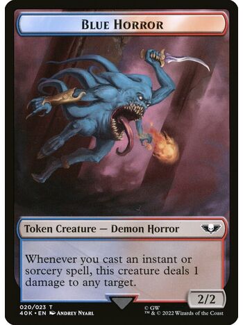 Blue Horror Token