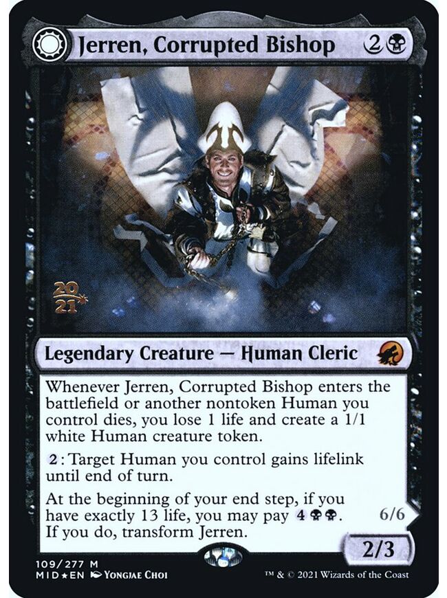 Jerren, Corrupted Bishop // Ormendahl, the Corrupter