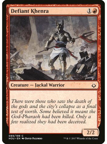 Defiant Khenra