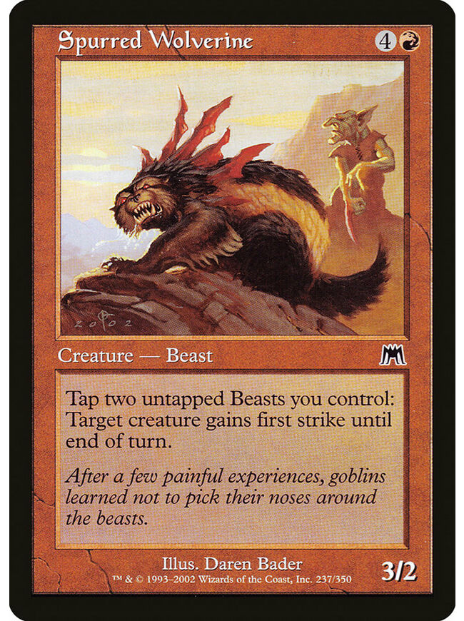 Spurred Wolverine