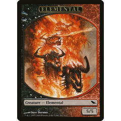 Elemental Token (5/5) (Black/Red)