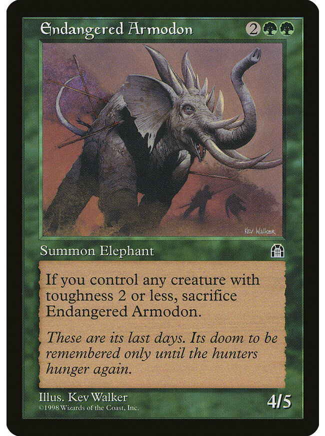 Endangered Armodon
