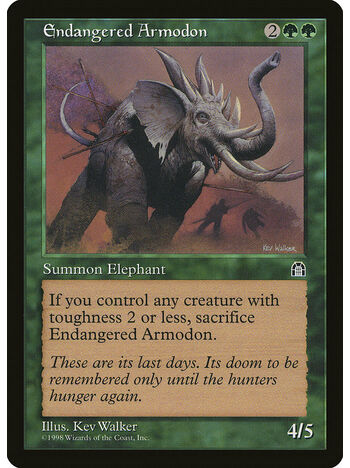 Endangered Armodon