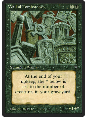 Wall of Tombstones