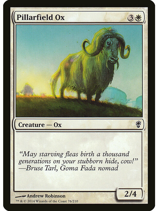 Pillarfield Ox