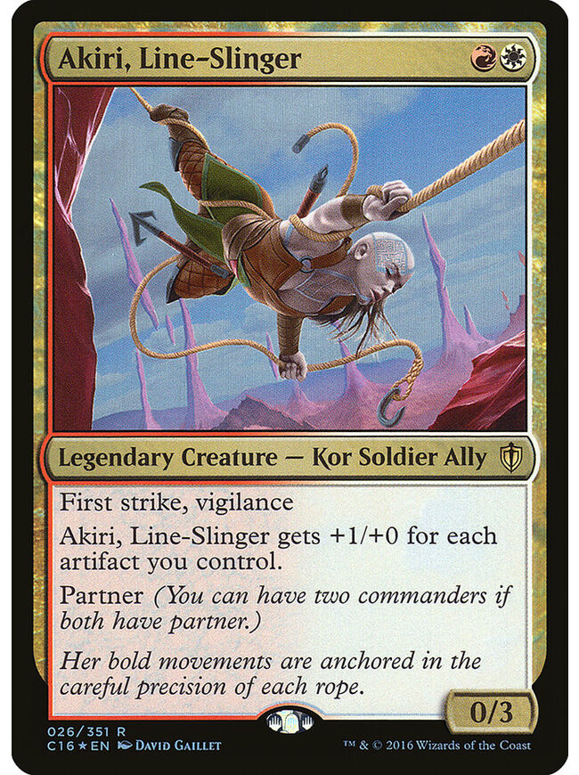 Akiri, Line-Slinger