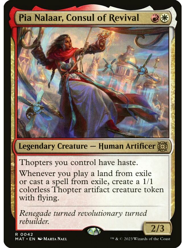 Pia Nalaar, Consul of Revival