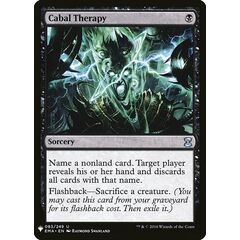 Cabal Therapy