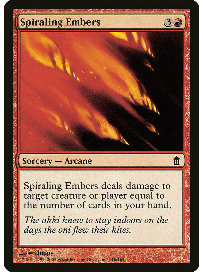Spiraling Embers