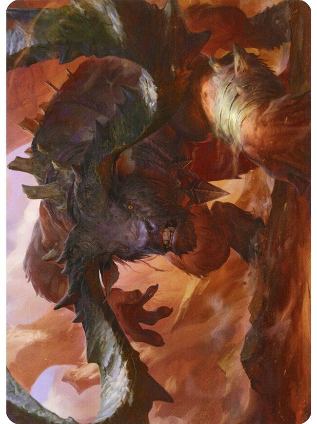 Moraug, Fury of Akoum // Moraug, Fury of Akoum (Art Series)