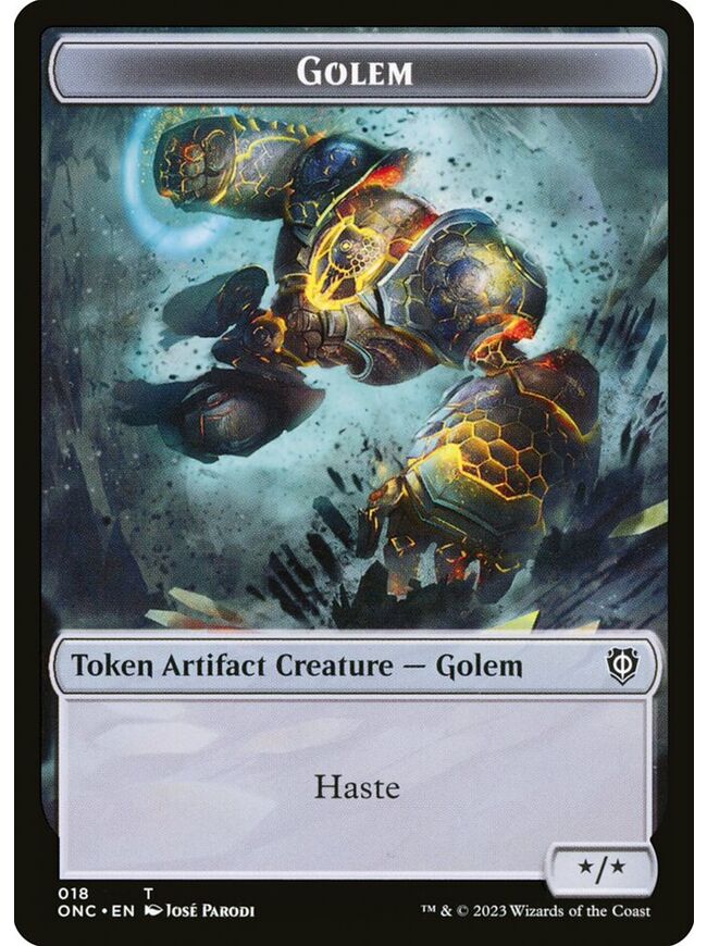 Golem Token (*/*) (Haste)