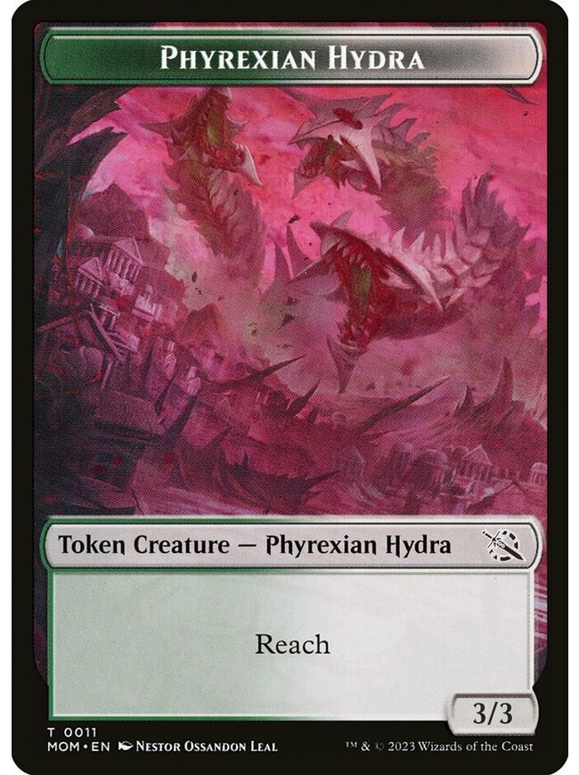 Phyrexian Hydra Token (Reach)