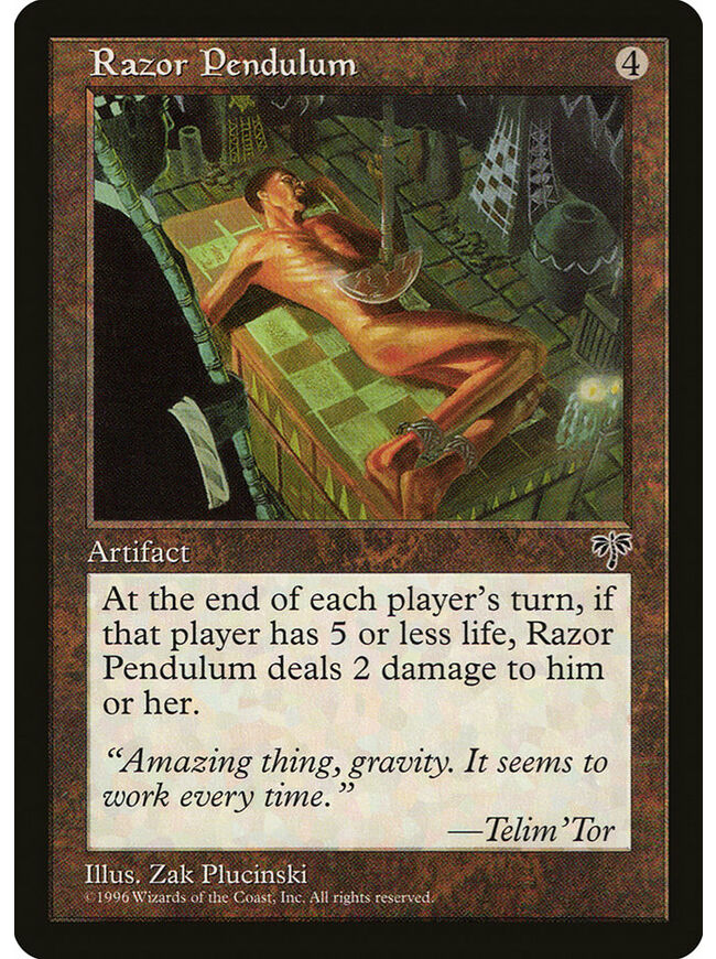 Razor Pendulum