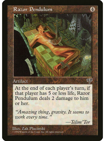 Razor Pendulum