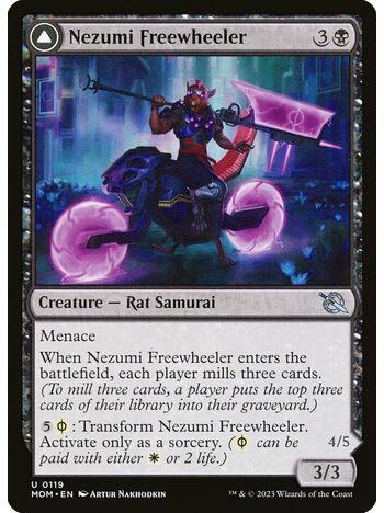 Nezumi Freewheeler // Hideous Fleshwheeler