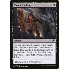 Check for Traps