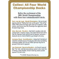 2001 World Championships Ad