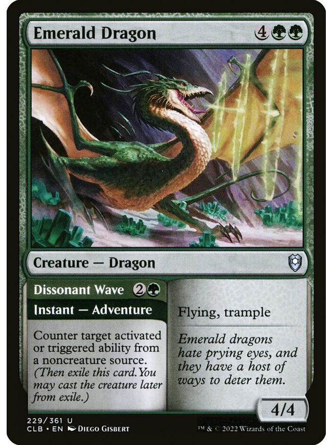 Emerald Dragon // Dissonant Wave