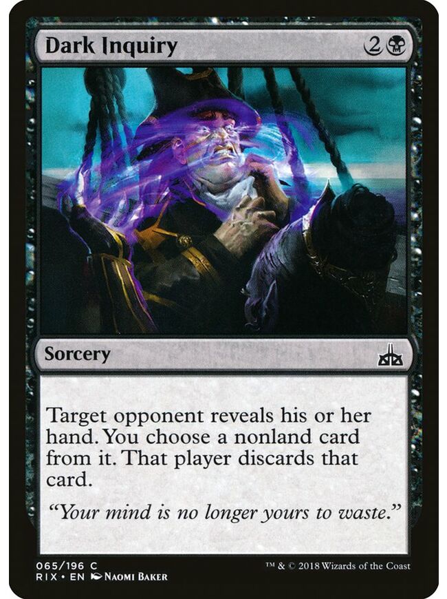 Dark Inquiry
