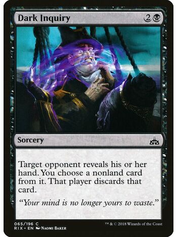 Dark Inquiry