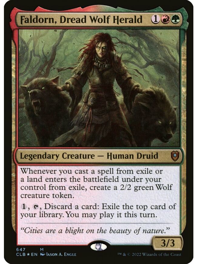 Faldorn, Dread Wolf Herald