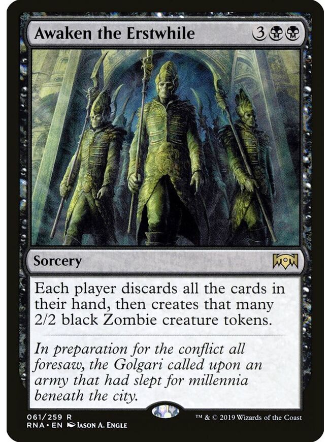 Awaken the Erstwhile