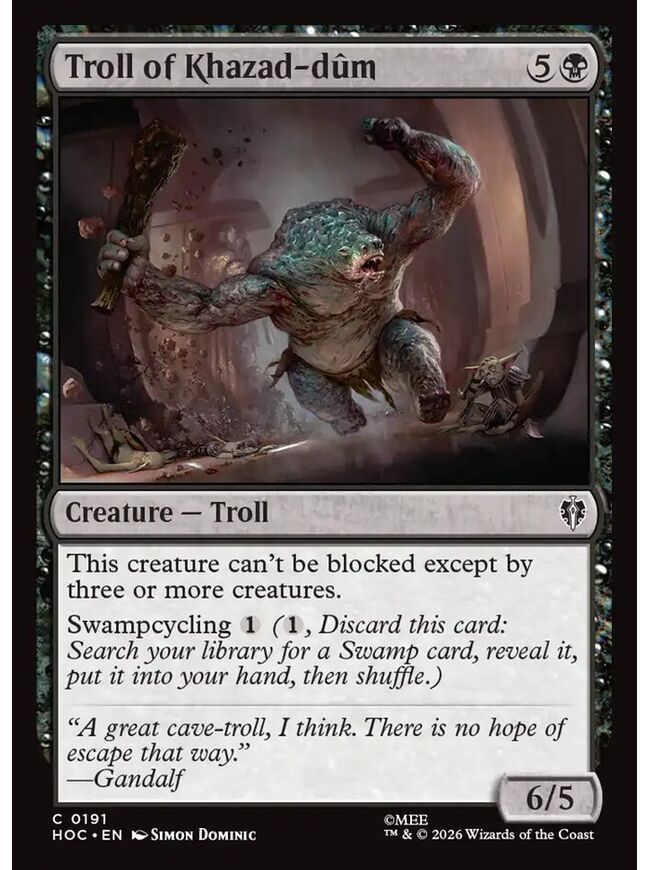 Troll of Khazad-dûm