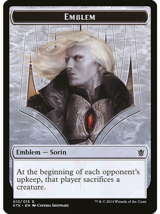 Sorin, Solemn Visitor Emblem Token