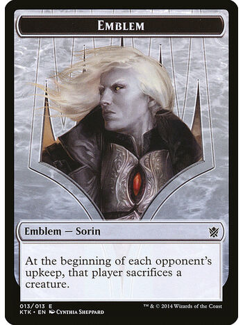 Sorin, Solemn Visitor Emblem Token