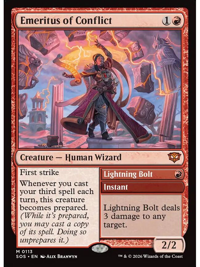 Emeritus of Conflict // Lightning Bolt