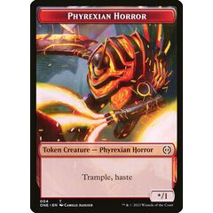 Phyrexian Horror Token (Red)