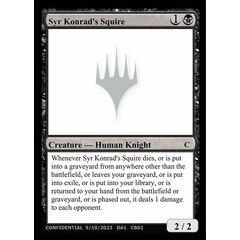 Syr Konrad's Squire