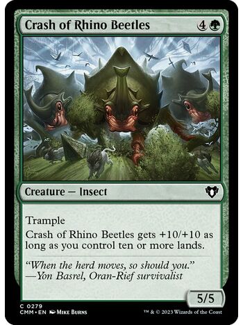 Crash of Rhino Beetles