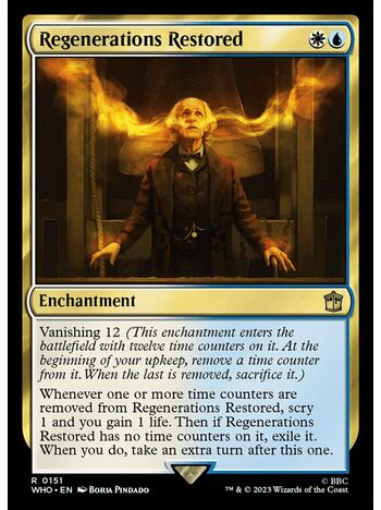 Regenerations Restored