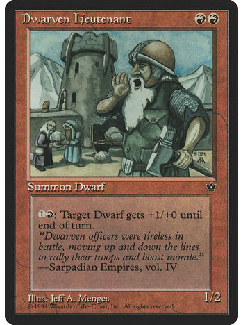 Dwarven Lieutenant