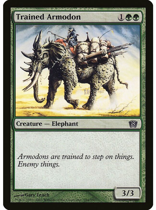 Trained Armodon