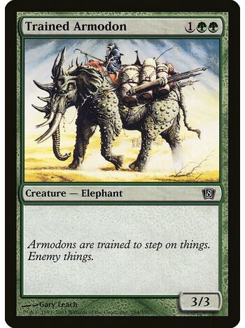 Trained Armodon