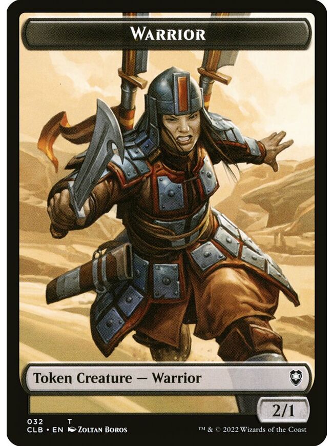 Warrior Token (2/1)