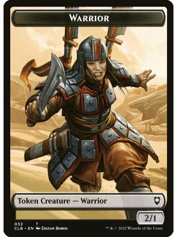 Warrior Token (2/1)