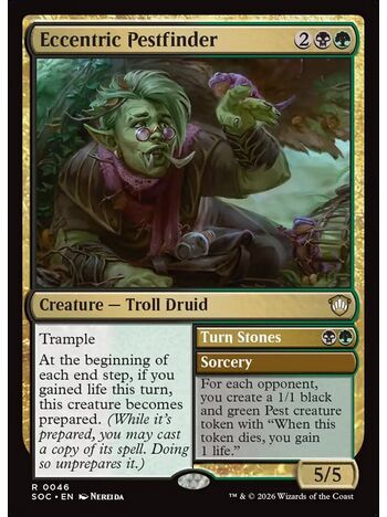 Eccentric Pestfinder // Turn Stones