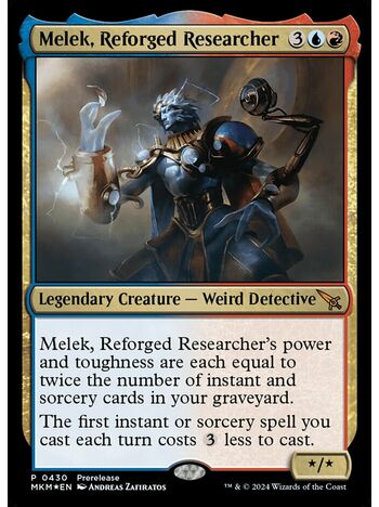 Melek, Reforged Researcher