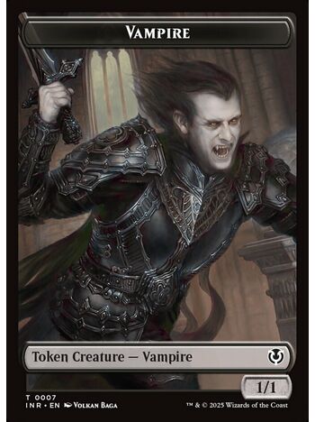 Vampire Token (1/1) (Black)