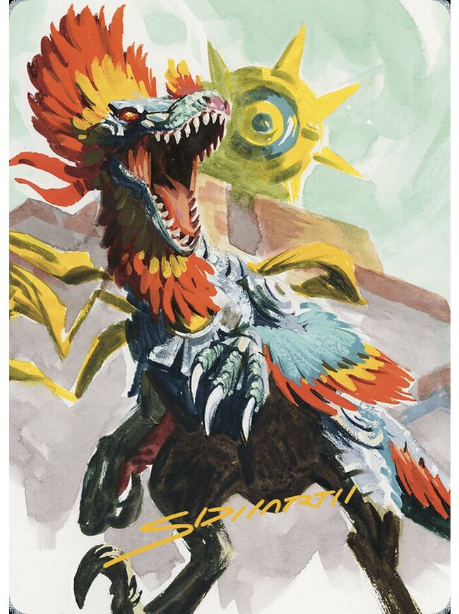 Pantlaza, Sun-Favored // Pantlaza, Sun-Favored Token (Art Series)