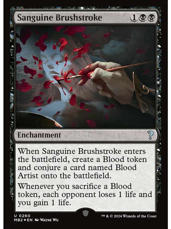 Sanguine Brushstroke